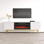 Meuble TV de cheminée Portillo BL-EF
