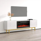 Meuble TV de cheminée Portillo BL-EF