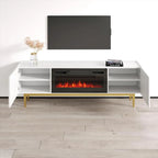 Meuble TV de cheminée Portillo BL-EF