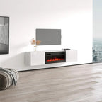 Meuble TV de cheminée Portillo BL-EF