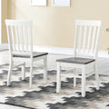Steve Silver Crestwood Farmhouse Wood Side Chair (Set of 2)