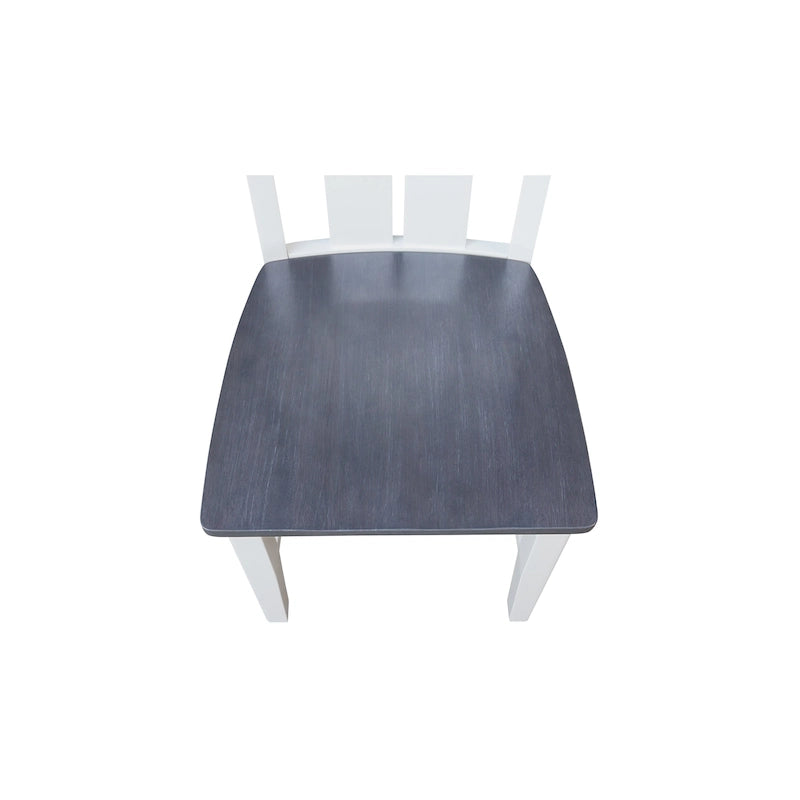 Sedia da pranzo Ava in legno massello - Set da due