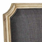 Chaises de salle à manger Deana Arched en lin et bois (lot de 2) par iNSPIRE Q Artisan
