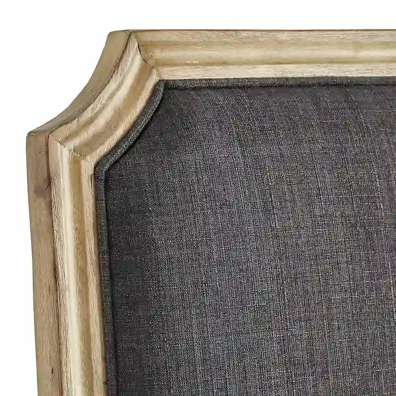 Chaises de salle à manger Deana Arched en lin et bois (lot de 2) par iNSPIRE Q Artisan