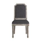 Chaises de salle à manger Deana Arched en lin et bois (lot de 2) par iNSPIRE Q Artisan