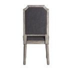 Chaises de salle à manger Deana Arched en lin et bois (lot de 2) par iNSPIRE Q Artisan