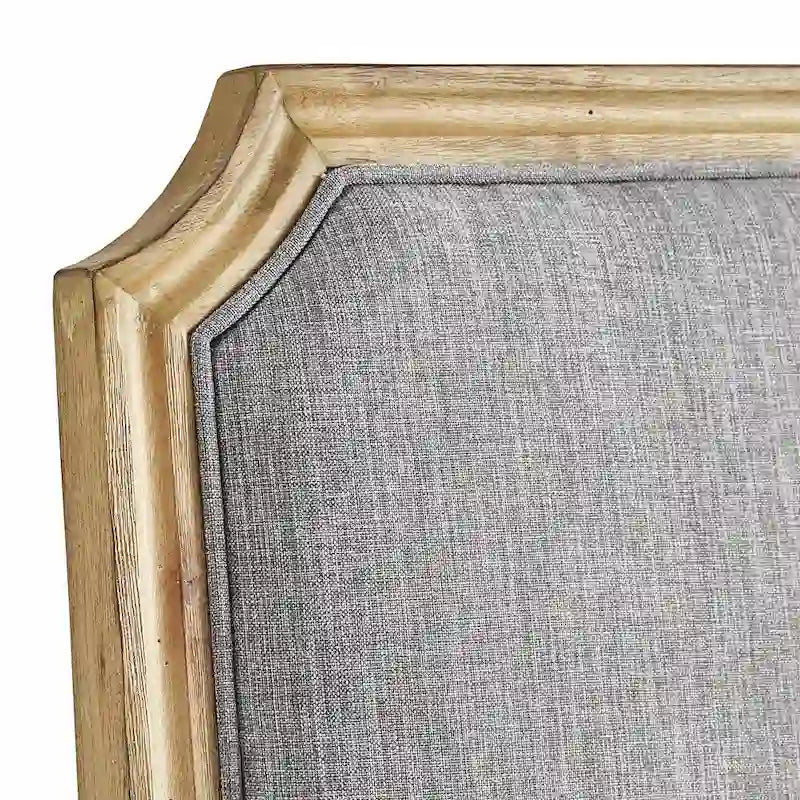 Chaises de salle à manger Deana Arched en lin et bois (lot de 2) par iNSPIRE Q Artisan
