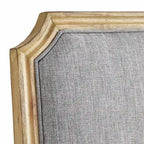 Chaises de salle à manger Deana Arched en lin et bois (lot de 2) par iNSPIRE Q Artisan