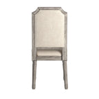 Chaises de salle à manger Deana Arched en lin et bois (lot de 2) par iNSPIRE Q Artisan