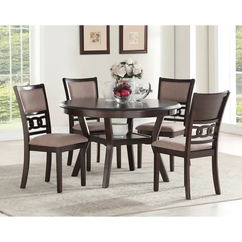 Set da pranzo rotondo Cavan a 5 pezzi New Classic Furniture