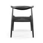 Sedia da pranzo Troy Papercord con struttura nera