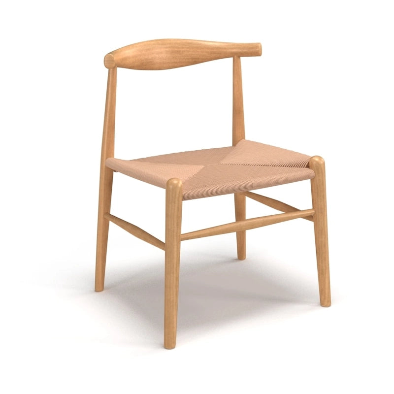 Sedia da pranzo Troy Papercord con struttura nera