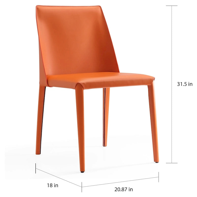 Chaise de salle à manger contemporaine moderne Carson Carrington Tavelsjon (Lot de 2)