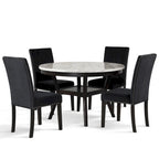 Set da pranzo rotondo New Classic Furniture Reginald da 5 pezzi
