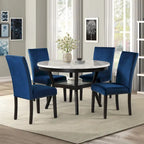 Set da pranzo rotondo New Classic Furniture Reginald da 5 pezzi