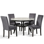Set da pranzo rotondo New Classic Furniture Reginald da 5 pezzi