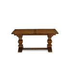 East West Furniture Ensemble Table à Manger - une Table en Bois et des Chaises en Tissu de Lin Beige Clair, (Options de Pièces)