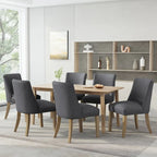 Sedia da pranzo Frances in tessuto (set da 6) di Christopher Knight Home