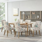 Sedia da pranzo Frances in tessuto (set da 6) di Christopher Knight Home