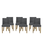 Sedia da pranzo Frances in tessuto (set da 6) di Christopher Knight Home