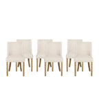 Sedia da pranzo Frances in tessuto (set da 6) di Christopher Knight Home