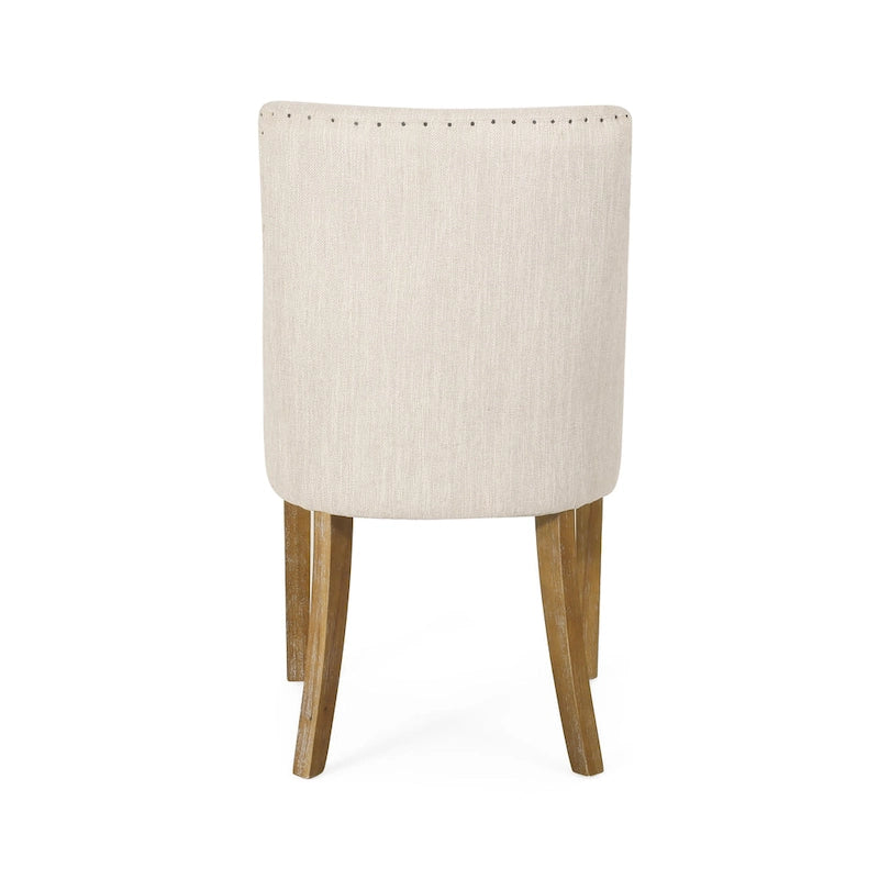 Sedia da pranzo Frances in tessuto (set da 6) di Christopher Knight Home