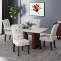 Sedie da pranzo imbottite fantasia Pertica (set da 4) di Christopher Knight Home