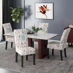 Sedie da pranzo imbottite fantasia Pertica (set da 4) di Christopher Knight Home
