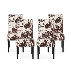 Sedie da pranzo imbottite fantasia Pertica (set da 4) di Christopher Knight Home