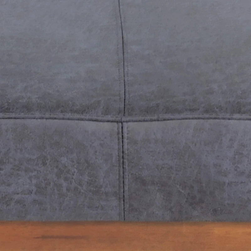 Poggiapiedi/Ottoman da cocktail Hillman Modern in microfibra con struttura in legno di Christopher Knight Home