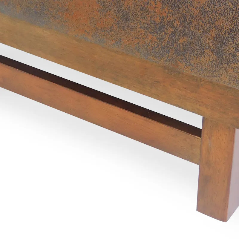 Poggiapiedi/Ottoman da cocktail Hillman Modern in microfibra con struttura in legno di Christopher Knight Home