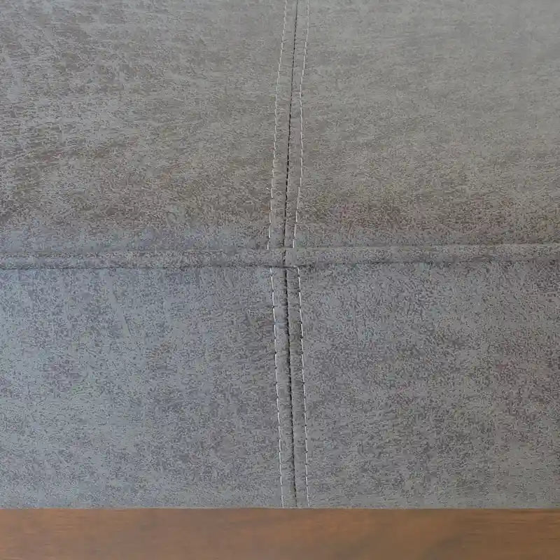 Poggiapiedi/Ottoman da cocktail Hillman Modern in microfibra con struttura in legno di Christopher Knight Home