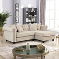 Divano Morden Fort Chesterfield - Divani Arredamento Soggiorno in Lino