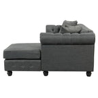 Divano Morden Fort Chesterfield - Divani Arredamento Soggiorno in Lino
