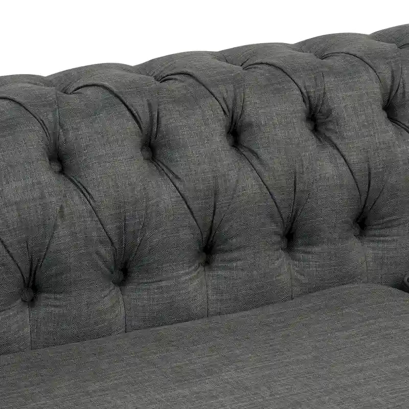 Divano Morden Fort Chesterfield - Divani Arredamento Soggiorno in Lino