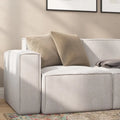 Fauteuil d'angle gauche modulaire contemporain et configurable avec accoudoir