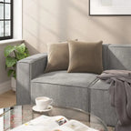 Fauteuil d'angle gauche modulaire contemporain et configurable avec accoudoir