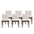 Sedie da pranzo imbottite Lancer con cuciture a canale (set di 6) di Christopher Knight Home