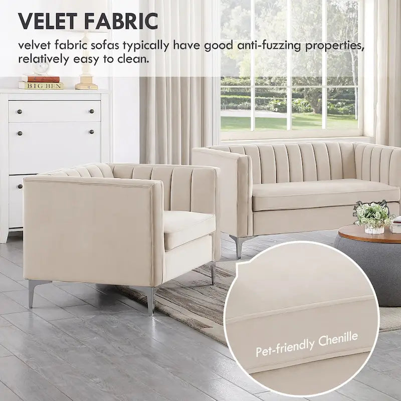 Divano moderno imbottito Morden Fort per soggiorno