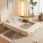 JASIWAY Letto da Divano Trasformabile Moderno, Bianco