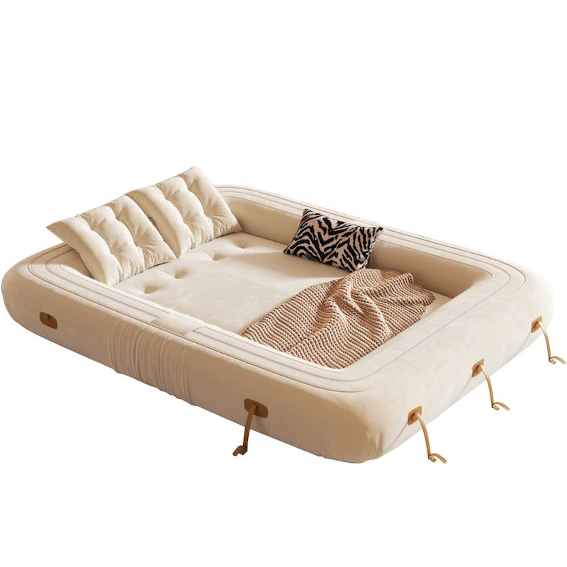 JASIWAY Letto da Divano Trasformabile Moderno, Bianco