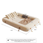 JASIWAY Letto da Divano Trasformabile Moderno, Bianco
