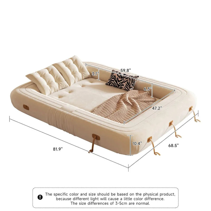 JASIWAY Letto da Divano Trasformabile Moderno, Bianco