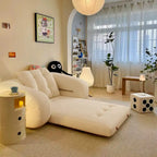 JASIWAY Letto da Divano Trasformabile Moderno, Bianco