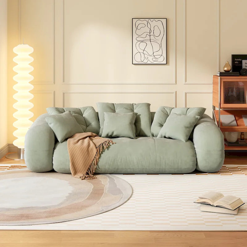JASIWAY Letto da Divano Trasformabile Moderno, Bianco