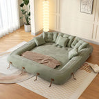 JASIWAY Letto da Divano Trasformabile Moderno, Bianco