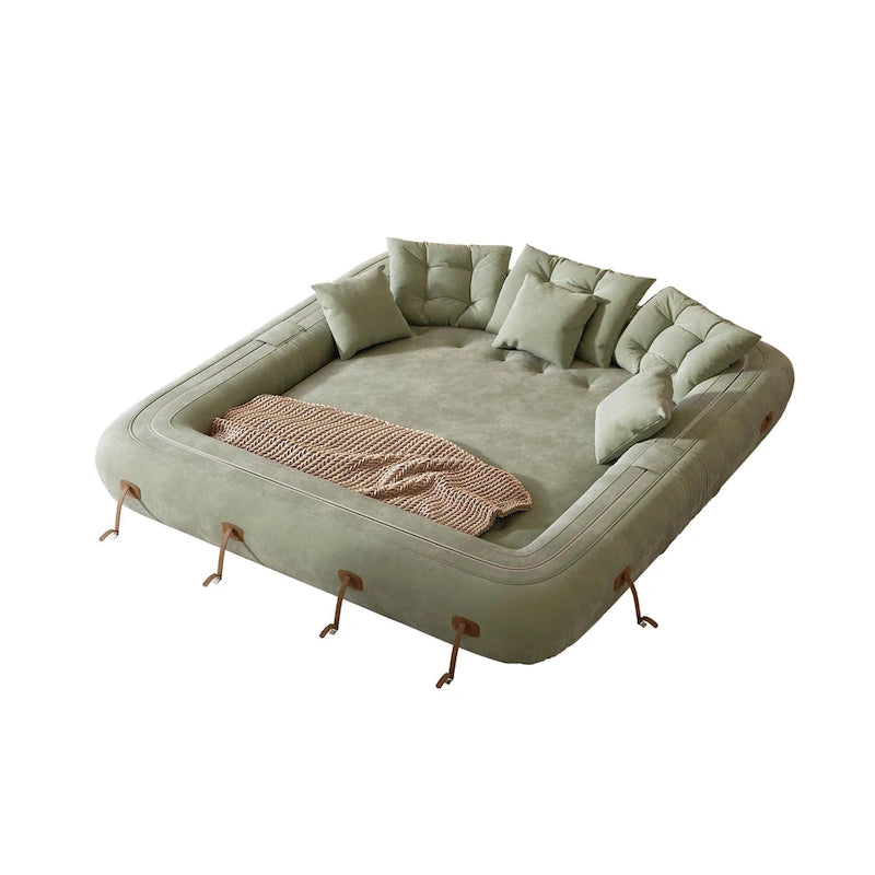 JASIWAY Letto da Divano Trasformabile Moderno, Bianco