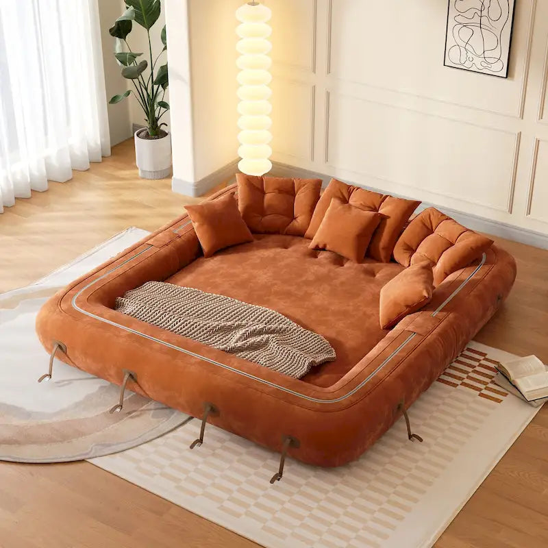 JASIWAY Letto da Divano Trasformabile Moderno, Bianco