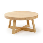 Tavolino classico Plank and Beam rotondo - 36