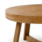 Tavolino classico Plank and Beam rotondo - 36